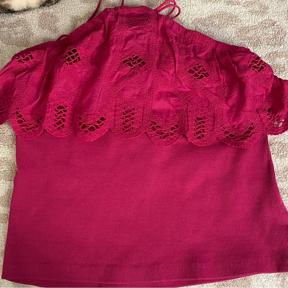 Anthropologie Pink Women's Top